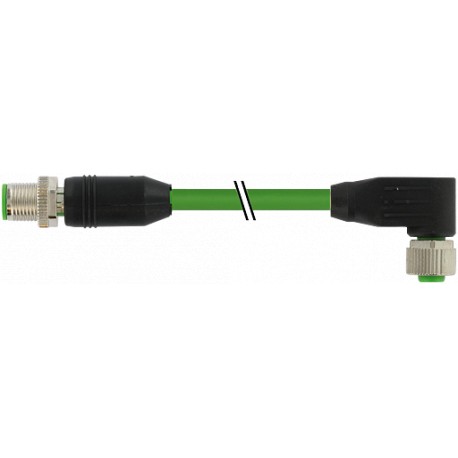 7000-47061-8311000 - 7000-47061-8311000 MURRELEKTRONIK M12 male 0° / M12 female 90° Y-coded PUR AWG20 + 26 shielded green UL/CSA ..