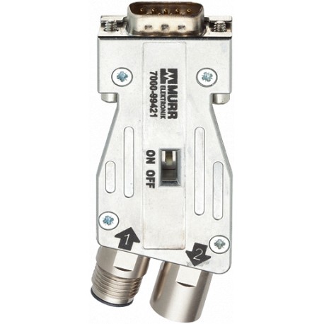 7000-99421-0000000 - 7000-99421-0000000 MURRELEKTRONIK M12/D-Sub Profibus adapter 180° M12 male B-cod./M12 female B-cod.