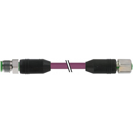 7004-40531-8030060 - 7004-40531-8030060 MURRELEKTRONIK M12 male 0° / M12 female 0° DeviceNet V4A PUR AWG24 + 22 shielded violet U..