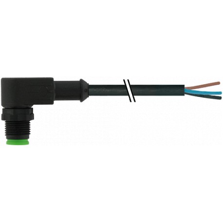 7005-12101-6341000 - 7005-12101-6341000 MURRELEKTRONIK M12 male 90° with cable PUR 4x0.34 black UL/CSA + drag chain 10m