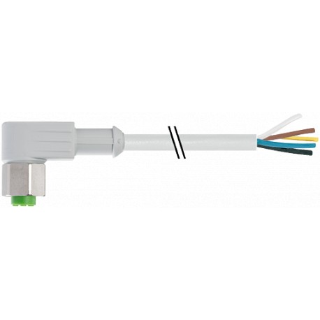 7014-12361-2151000 - 7014-12361-2151000 MURRELEKTRONIK M12 female 90° with cable F&B PVC 5X0.34 yellow 10m