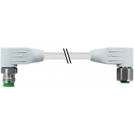 7014-46061-5220150 - 7014-46061-5220150 MURRELEKTRONIK M12 male 90° / M12 female 90° Cube67 F&B PVC 0.5 + 0.25 shielded gray UL/C..