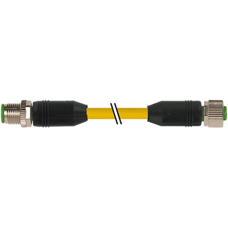 7700-40021-1500700 - 7700-40021-1500700 MURRELEKTRONIK M12 male 0° / M12 female 0° TPE 4xAWG18 yellow UL/CSA + drag chain 7m