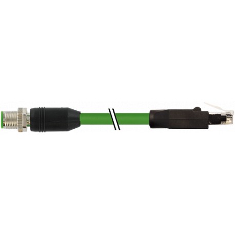 7700-44711-S7V0300 - 7700-44711-S7V0300 MURRELEKTRONIK M12 male 0° / RJ45 male 0° Ethernet TPE 2x2xAWG22 shielded green UL/CSA + ..