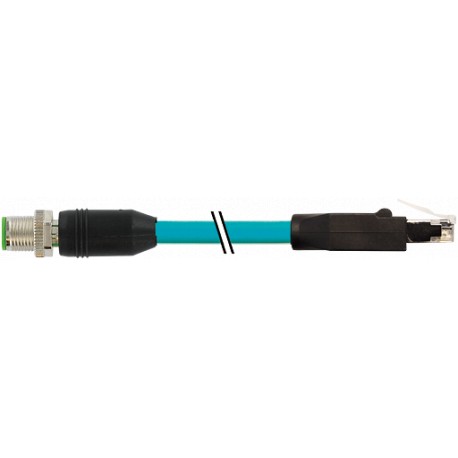 7700-48521-S4W0030 - 7700-48521-S4W0030 MURRELEKTRONIK M12 male 0° / RJ45 male 0° 8p. EN TPE 4x2xAWG24 shielded blue UL/CSA + dra..