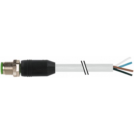 7999-12021-8621300 - 7999-12021-8621300 MURRELEKTRONIK M12 male 0° with cable PUR 4X0.75 yellow UL/CSA 13m