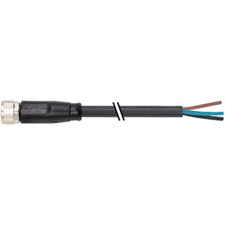 7000-08961-6961000 - 7000-08961-6961000 MURRELEKTRONIK M8 female 0° with cable PUR 8x0,14 black UL 10m