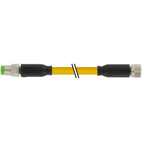 7000-88001-0300050 - 7000-88001-0300050 MURRELEKTRONIK M8 male 0° / M8 female 0° PUR 3x0.25 yellow UL/CSA + drag chain 0,5m