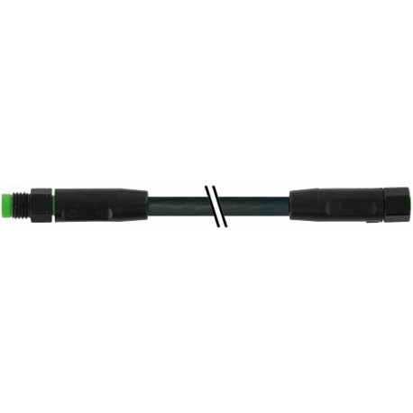 7003-88008-8280200 - 7003-88008-8280200 MURRELEKTRONIK M8 male 0° / M8 female 0° SC FEP 5xAWG22 black 2m