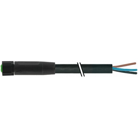 7005-08041-6300150 - 7005-08041-6300150 MURRELEKTRONIK M8 female 0° with cable Lite PUR 3x0.25 black UL/CSA + drag chain 1,5m