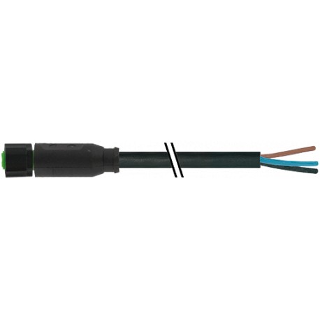 7005-08061-6311000 - 7005-08061-6311000 MURRELEKTRONIK M8 female 0° with cable Lite PUR 4x0.25 black UL/CSA + drag chain 10m