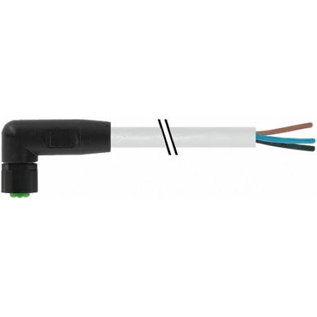7005-08101-2110100 - 7005-08101-2110100 MURRELEKTRONIK M8 female 90° with cable PVC 4x0.25 gray UL/CSA 1m