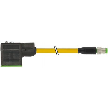 7000-88791-0330150 - 7000-88791-0330150 MURRELEKTRONIK M8 male 0° 4 pole / MSUD valve plug form BI 11 mm PUR 3X0.34 yellow, UL/CS..