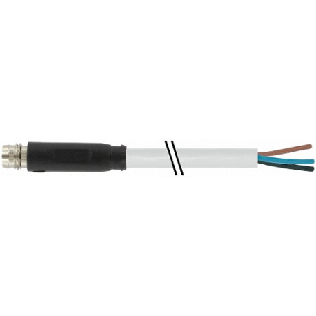 7000-08161-2200500 - 7000-08161-2200500 MURRELEKTRONIK M8 male 0° snap-in with cable PUR 3x0.25 gray, 5m
