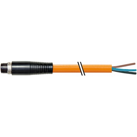 7000-P8301-P114000 - 7000-P8301-P114000 MURRELEKTRONIK MQ15-X-Power male 0° with cable PUR 4x2,5 + 2x1,5 shielded orange UL/CSA +..