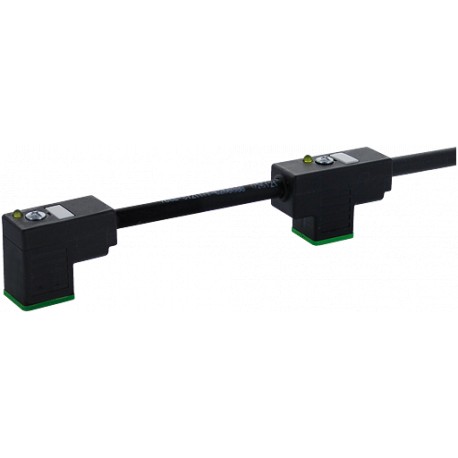 7000-58441-6270300 - 7000-58441-6270300 MURRELEKTRONIK MSUD double valve plug form CI 9.4 mm with cable PUR 4X0.75 black 3m