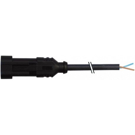 7072-73301-5120500 - 7072-73301-5120500 MURRELEKTRONIK Valve plug SuperSeal male 2 pole with cable PUR 2x0.75 black 5m