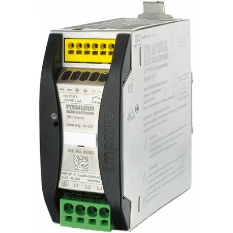 85383 - 85383 MURRELEKTRONIK Emparro AS-Interface (AS-i) Power supply 3-phase IN: 360 500VAC OUT: 30-32V/4ADC