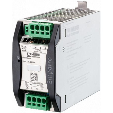 87692 - 87692 MURRELEKTRONIK Emparro Power Supply 3-phase IN: 360 500VAC OUT: 24-28V/20ADC