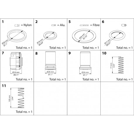 148B6160 - 148B6160 DANFOSS REFRIGERATION SCA Overhaul kit DN 15-20 for SCA 15-20
