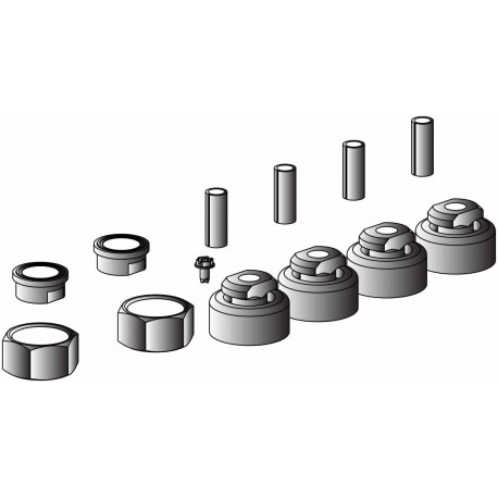 120Z0407 - 120Z0407 DANFOSS REFRIGERATION Rigid grommets and washers for tandem/racks assembly Set for eight compressors