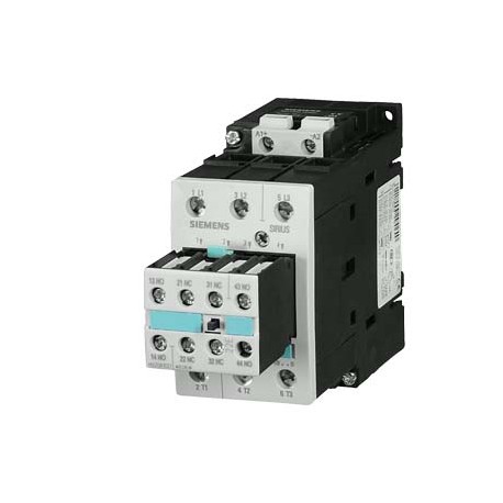 3RT1034-1BB44-0AA1 - 3RT1034-1BB44-0AA1 SIEMENS Power contactor, AC-3 32 A, 15 kW / 400 V 24 V DC, 3-pole, 2 NO + 2 NC, Size S2, ..