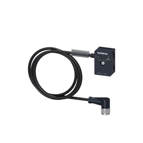 3RK1901-2NR11 - 3RK1901-2NR11 SIEMENS AS-Interface M12 branch U ASI without Uaux, 1 m cable with M12 cable socket angled IP6..