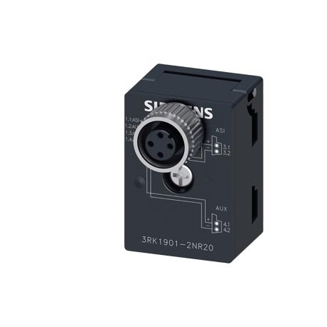 3RK1901-2NR20 - 3RK1901-2NR20 SIEMENS AS-Interface M12 branch U ASI and Uaux, with M12 socket IP67/68/69K, max. 4 A