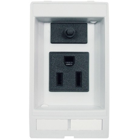 4000-68000-0110000 - 4000-68000-0110000 MURRELEKTRONIK MODLINK MSDD SOCKET INSERT USA NEMA 5-15, 125VAC/3A with fuse