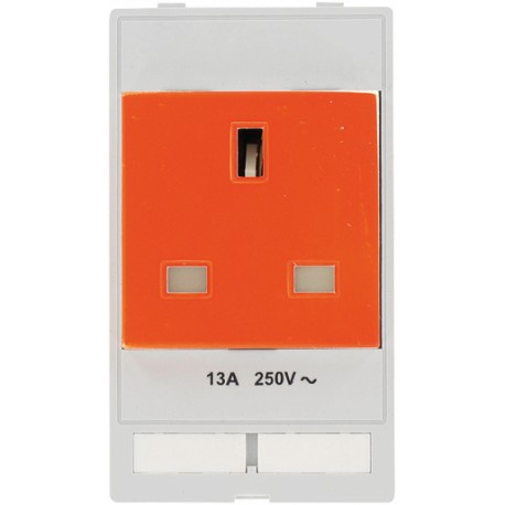 4000-68000-0190000 - 4000-68000-0190000 MURRELEKTRONIK MODLINK MSDD SOCKET INSERT GREAT BRITAIN, 250VAC/13A orange