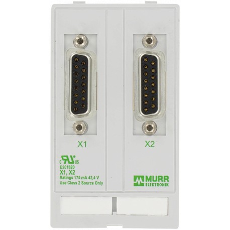 4000-68000-0500000 - 4000-68000-0500000 MURRELEKTRONIK MODLINK MSDD DATA INSERT, 2xSUB-D15 Buchse/male