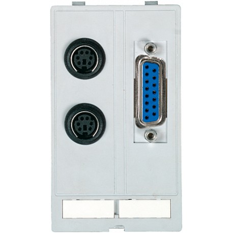 4000-68000-0800000 - 4000-68000-0800000 MURRELEKTRONIK MODLINK MSDD DATA INSERT, 2×PS2 Buchse/soldering + 1×SUB-D15 Buchse/male V..