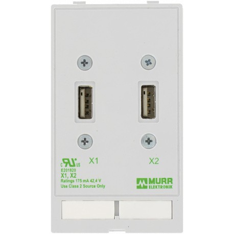 4000-68000-0930000 - 4000-68000-0930000 MURRELEKTRONIK MODLINK MSDD DATA INSERT, 2×USB-A Buchse/Buchse