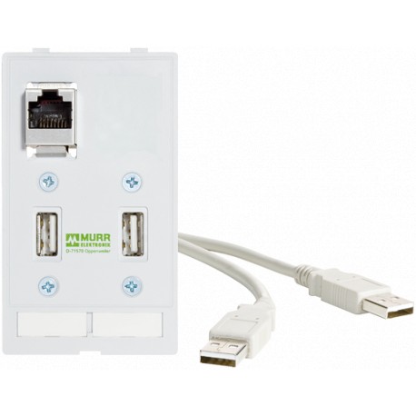 4000-68000-0980000 - 4000-68000-0980000 MURRELEKTRONIK MODLINK MSDD DATA INSERT, 2×USB-A Buchse/male 0,7m cable + 1xRJ45