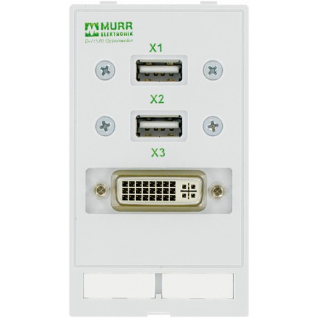 4000-68000-1280000 - 4000-68000-1280000 MURRELEKTRONIK MODLINK MSDD DATA INSERT, 2×USB-A Buchse/Buchse + 1×DVI