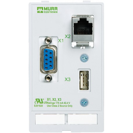 4000-68000-1460000 - 4000-68000-1460000 MURRELEKTRONIK MODLINK MSDD DATA INSERT, 1×SUB-D9 Buchse/soldering + 1×RJ45 + 1xUSB-A Buc..