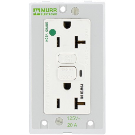 4000-68000-3280000 - 4000-68000-3280000 MURRELEKTRONIK MODLINK MSDD SOCKET INSERT USA NEMA 5-20, GFCI 125VAC/20A