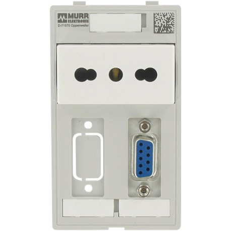 4000-68000-4530004 - 4000-68000-4530004 MURRELEKTRONIK MODLINK MSDD SINGLE COMBI INSERT ITALY, 1x SUB-D9 ST/BU
