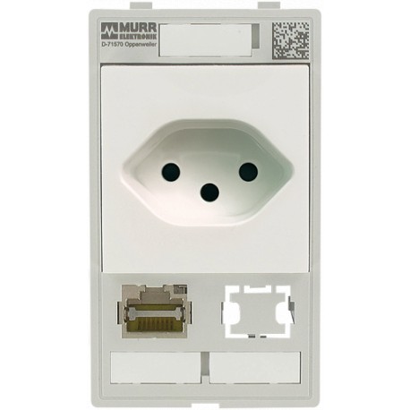 4000-68000-4540001 - 4000-68000-4540001 MURRELEKTRONIK MODLINK MSDD SINGLE COMBI INSERT SWISS, 1x RJ45 + 1x Datenausschnitt