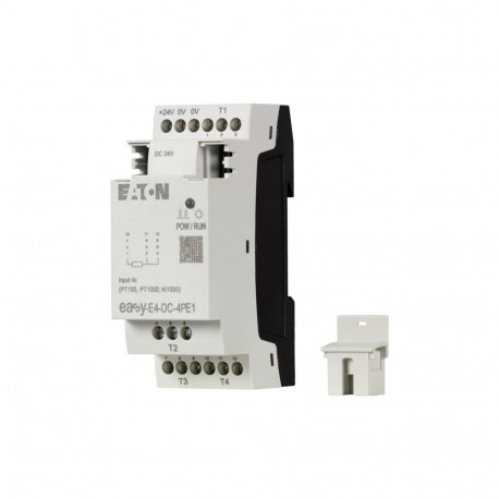 EASY-E4-DC-4PE1 - EASY-E4-DC-4PE1 197224 Y7-197224 EATON ELECTRIC I/O expansion, For use with easyE4 with temperature measurin..