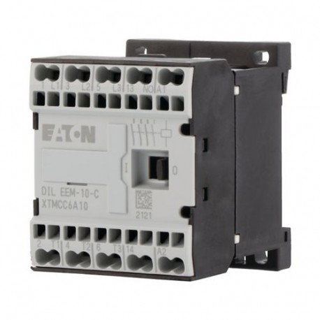 DILEEM-10-C(230V50HZ,240V60HZ) - DILEEM-10-C(230V50HZ,240V60HZ) 230042 Y7-230042 EATON ELECTRIC Contactor, 3p+1N/O, 3kW/400V/AC3