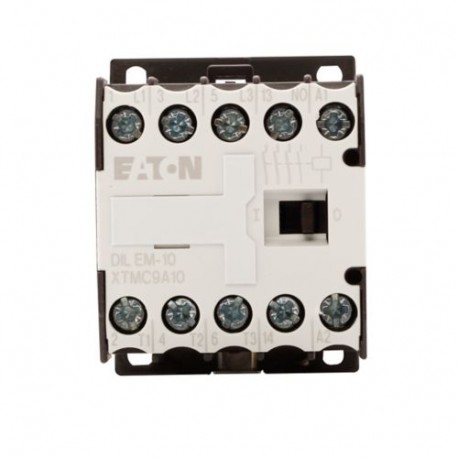 DILEM-10(220V50/60HZ) - DILEM-10(220V50/60HZ) 021520 Y7-21520 EATON ELECTRIC Contactor, 3p+1N/O, 4kW/400V/AC3