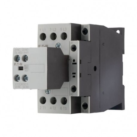 DILM32-21(RDC24) - DILM32-21(RDC24) 277338 Y7-277338 EATON ELECTRIC Contactor, 3p+2N/O+1N/C, 15kW/400V/AC3