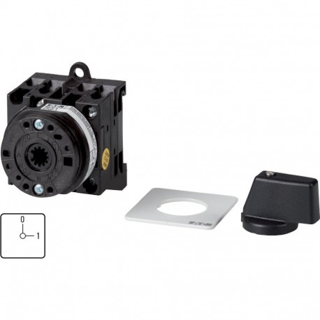 T0-1-15482/XZ - T0-1-15482/XZ 009318 Y7-9318 EATON ELECTRIC ON-OFF switches, Contacts: 2, 20 A, 90 °, rear mounting, Basic s..