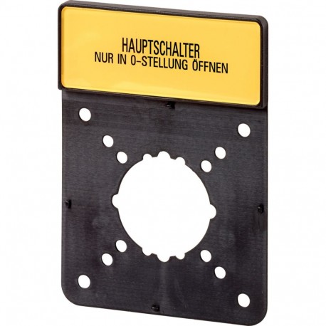 ZFS(DE)-P5 - ZFS(DE)-P5 186884 Y7-186884 EATON ELECTRIC Clamp with label, Open main switch only in 0 position, in DE, For..