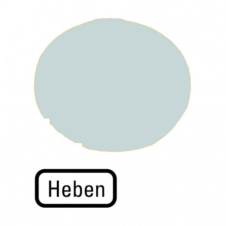 M22-XDL-W-D17 - M22-XDL-W-D17 218324 Y7-218324 EATON ELECTRIC Button lens, flat white, raised