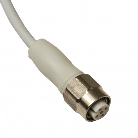 CD12F/0B-050A4 - CD12F/0B-050A4 MICRO DETECTORS M12 female Connector Axial 4 poles Cable PP-EPDM 5m IP69K