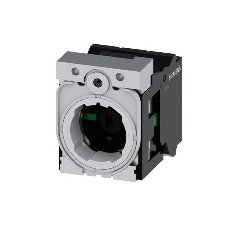 3SU1551-1AB60-3NA0 - 3SU1551-1AB60-3NA0 SIEMENS holder, universal, 3-way, plastic/metal, 1 NO, 1 NO, LED module, white, 24 V AC/D..