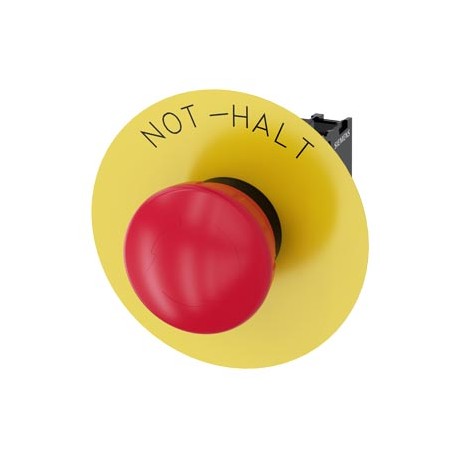 3SU1100-1LB20-1PH0 - 3SU1100-1LB20-1PH0 SIEMENS emergency stop mushroom pushbutton, 22 mm, round, plastic, red, 40 mm, Latching, ..