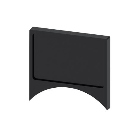 3SU1960-0AH10-0AA0 - 3SU1960-0AH10-0AA0 SIEMENS Label holder, 30 mm, flat, Frame rounded off at the bottom black, for labeling pl..